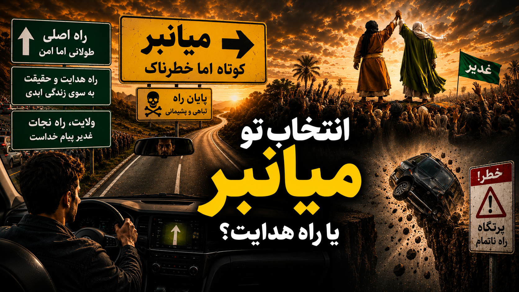 انتخاب تو، میانبر یا راه هدایت؟